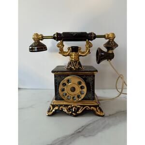 Vintage Famous Firsts Telephone Bourbon Decanter